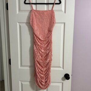 Pink lace Dress! Worn Once!